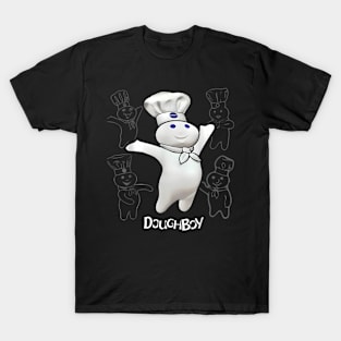 Pillsbury Doughboy Funny Design The Dough Baking Costume T-Shirt T-Shirt